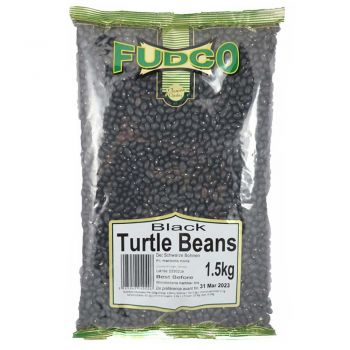 Fudco Black Turtle Beans 500g & 1.5kg Packs