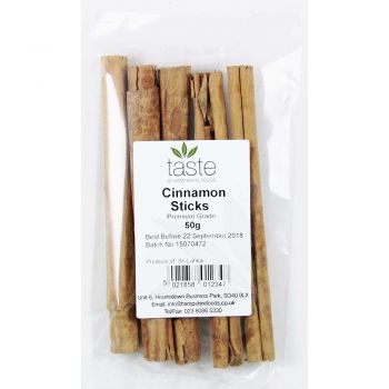 Taste Cinnamon Sticks 50g